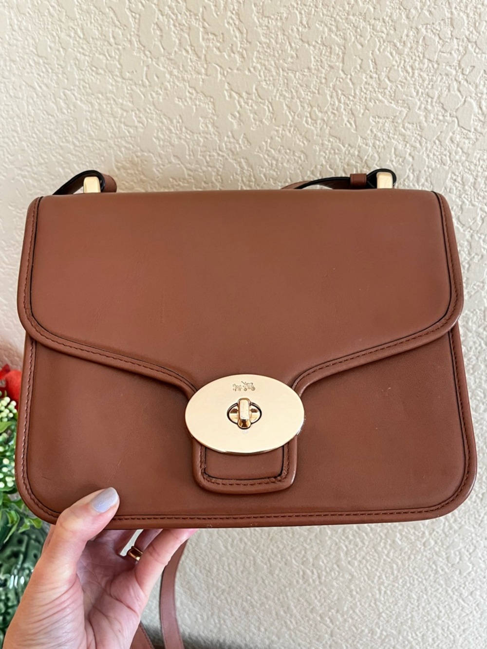 Coach Page Shoulder Bag in British Tan 33540